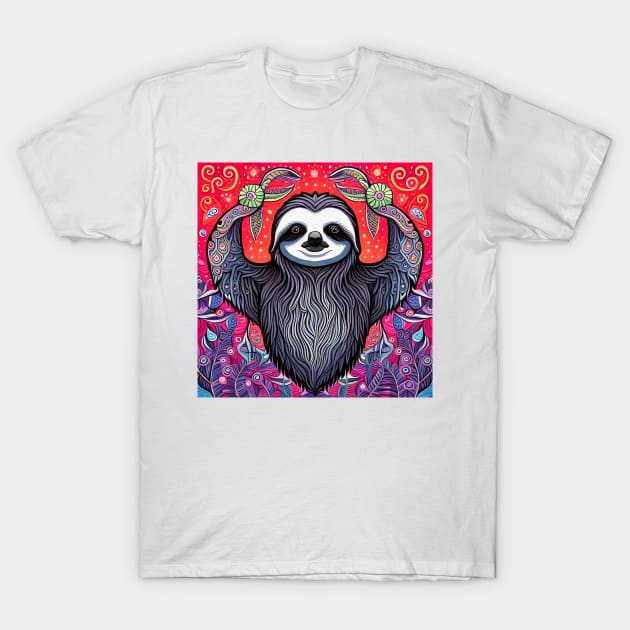 Robin the Lazy Sloth T-Shirt by Davey's Designs